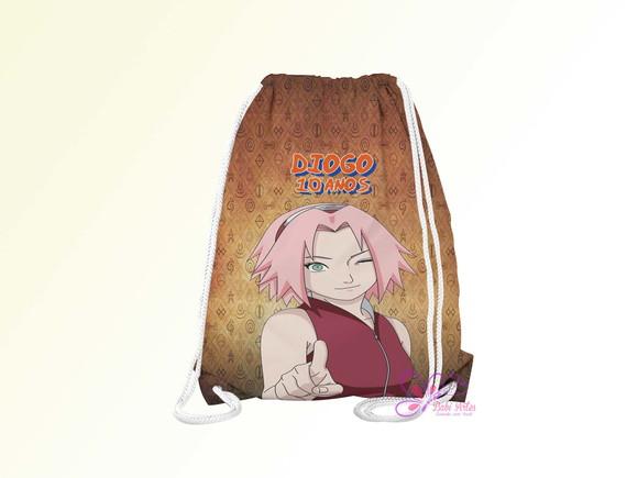 Mochilinha Personalizada Naruto