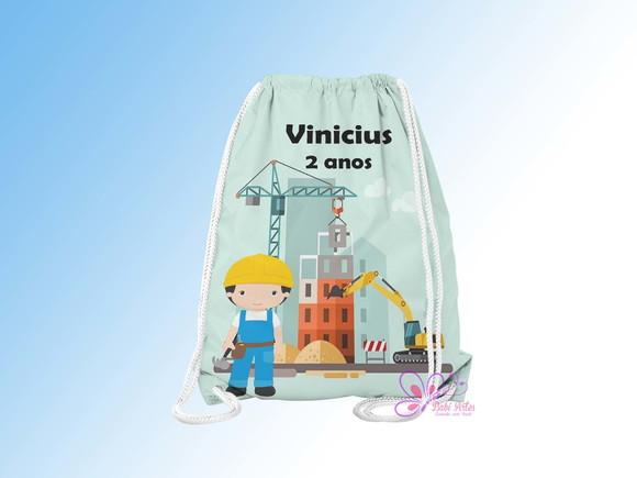 Mochilinha Personalizada Construtor