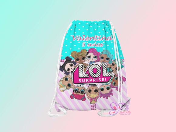 Mochilinha Personalizada Lol