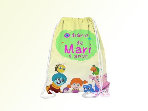Mochilinha Personalizada o Diário de Mika