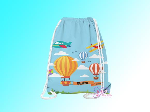 Mochilinha Personalizada Balões