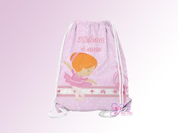 Mochilinha Personalizada Bailarina