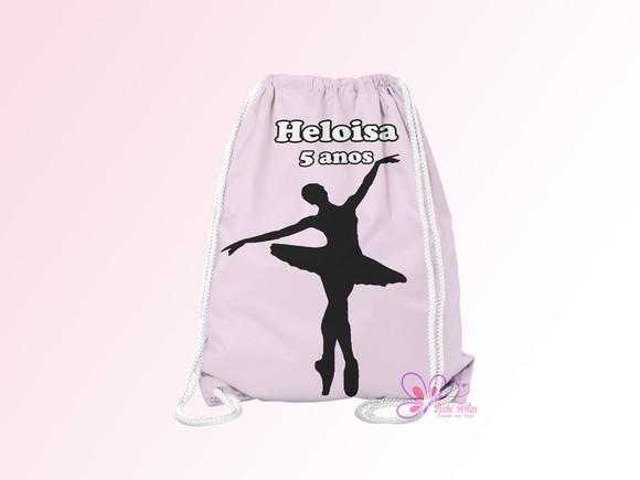 Mochilinha Personalizada Bailarina