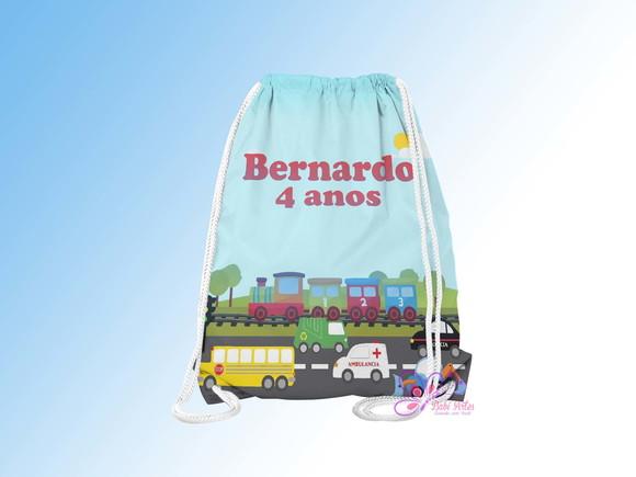 Mochilinha Personalizada Caminhão