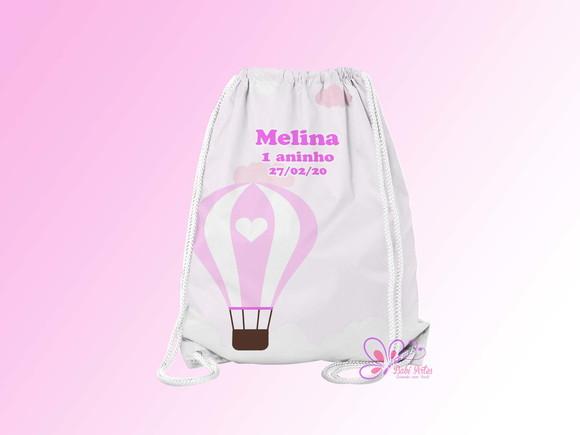 Mochilinha Personalizada Balões
