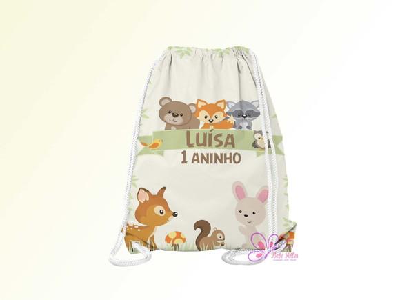 Mochilinha Personalizada Bosque Encantado