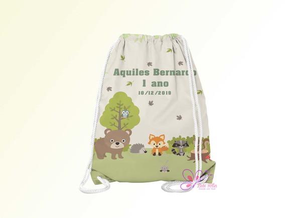 Mochilinha Personalizada Bosque Encantado