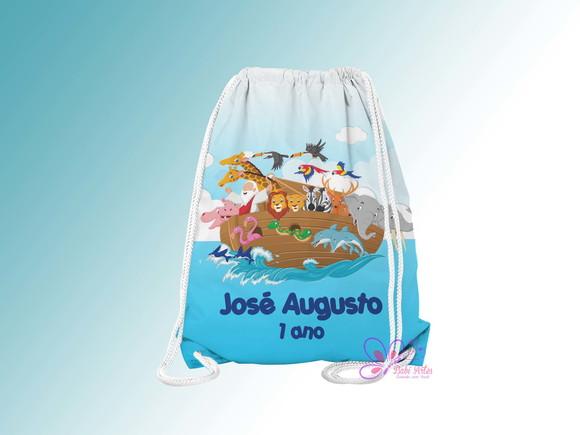 Mochilinha Personalizada A Arca de Noé