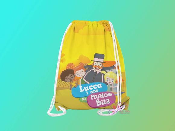 Mochilinha Personalizada Mundo Bita