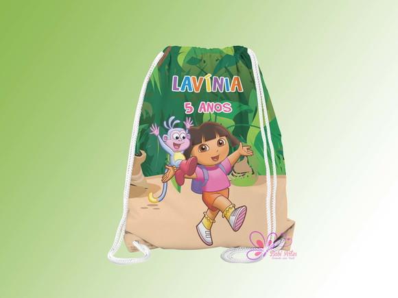 Mochilinha Personalizada Dora Aventureira