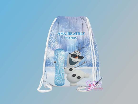 Mochilinha Personalizada 19x28cm Olaf