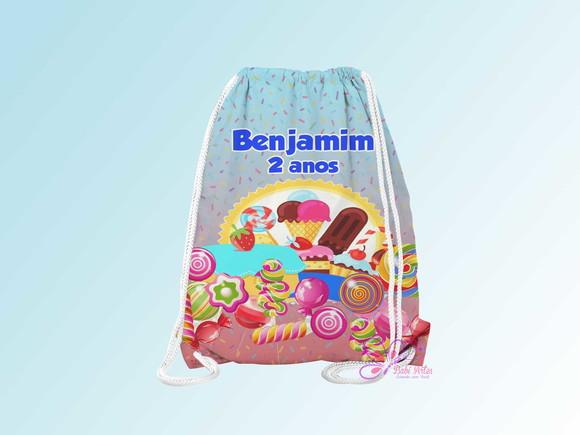 Mochilinha Personalizada Confeiteira