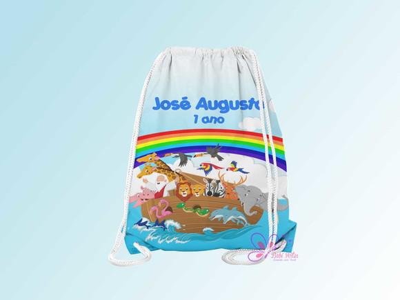 Mochilinha Personalizada a Arca de Noé
