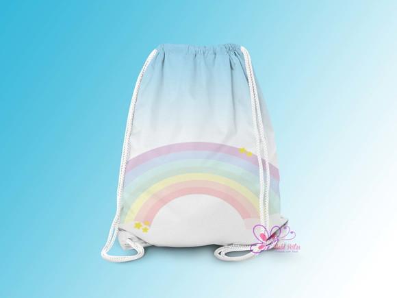 Mochilinha Personalizada Arco Iris Candy Color
