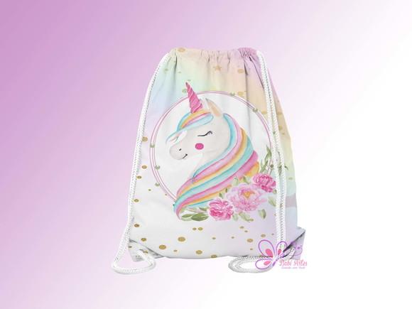 Mochilinha Personalizada Unicórnio