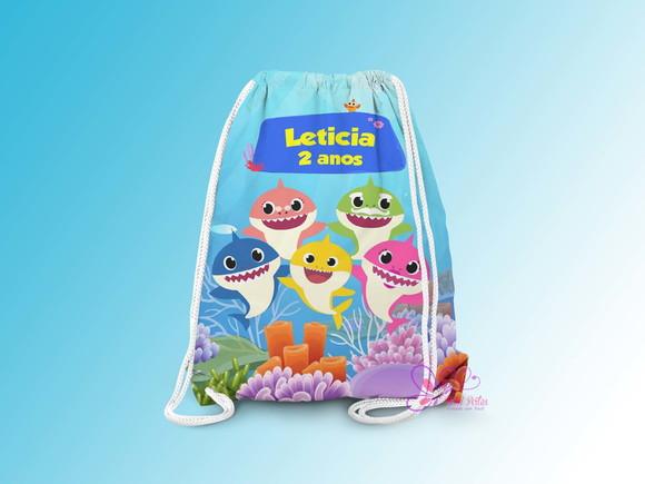 Mochilinha Personalizada Baby Shark