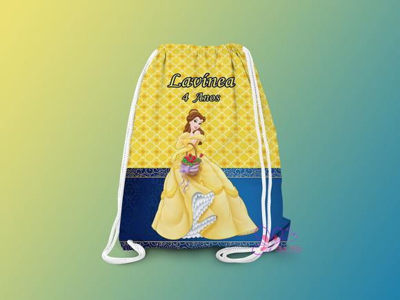 Mochilinha Personalizada a Bela e a Fera