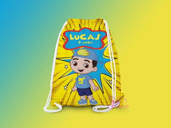 Mochilinha Personalizada Luccas Neto