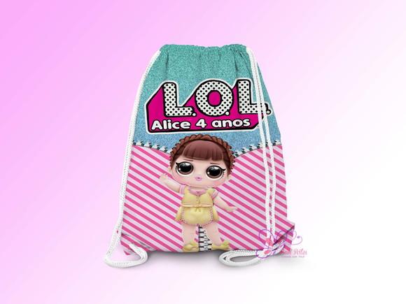 Mochilinha Personalizada Lol Surprise