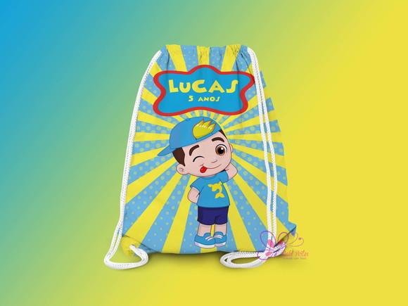 Mochilinha Personalizada Luccas Neto
