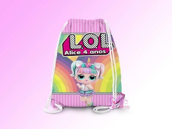 Mochilinha Personalizada Lol Surprise