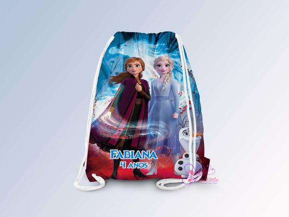 Mochilinha Personalizada 19x28cm Frozen 2