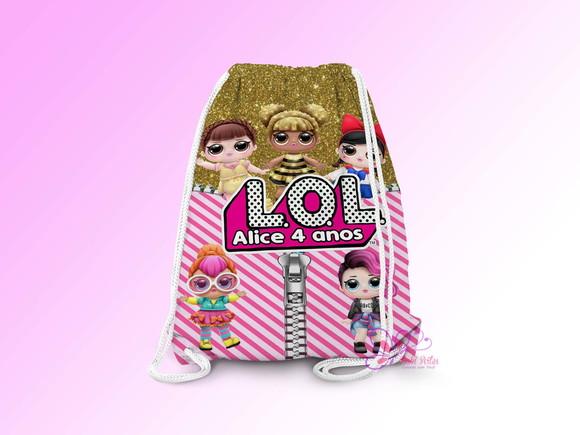 Mochilinha Personalizada Lol Surprise