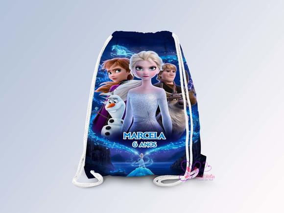 Mochilinha Personalizada 19x28cm Frozen 2
