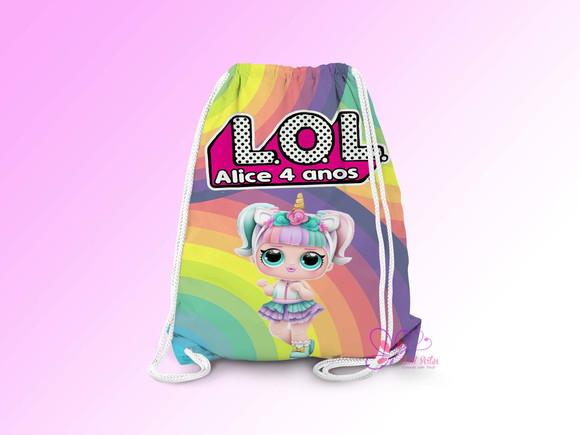 Mochilinha Personalizada Lol Surprise