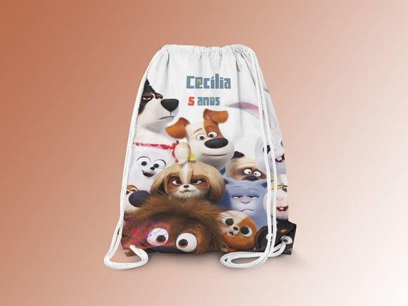 Mochilinha Personalizada Pets a Vida Secreta dos Bichos