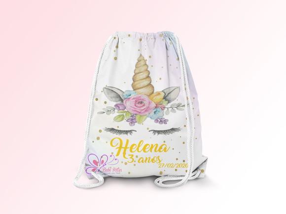 Mochilinha Personalizada Unicórnio