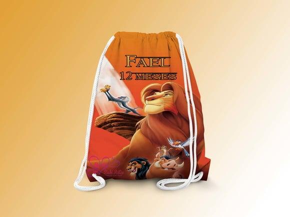 Mochilinha Personalizada o Rei Leão