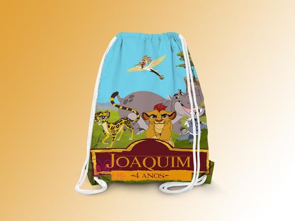 Mochilinha Personalizada a Guarda do Leao