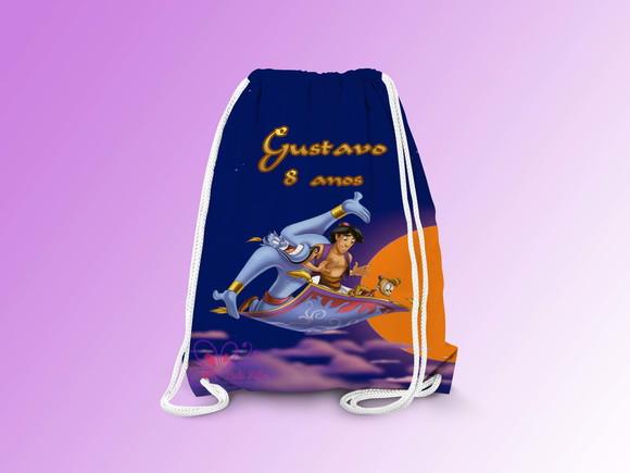 Mochilinha Personalizada Aladdin