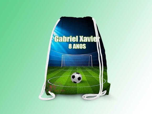 Mochilinha Personalizada 19x28cm Futebol