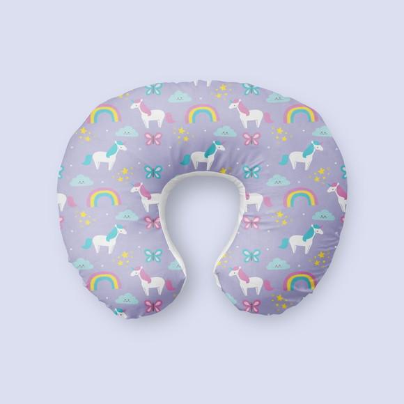 Almofada De Pescoço Personalizada Unicórnio