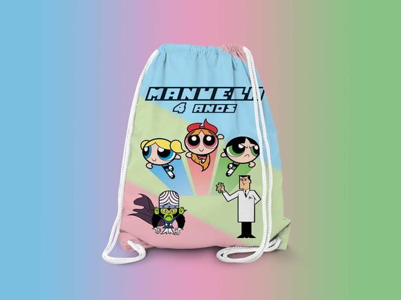 Mochilinha Personalizada Meninas Super Poderosas