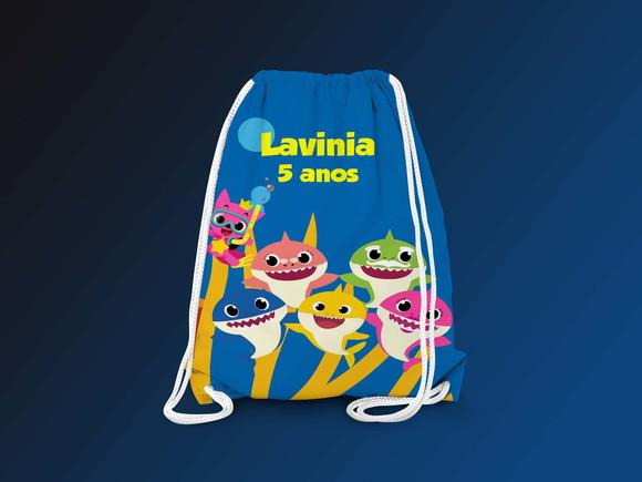 Mochilinha Personalizada Baby Shark