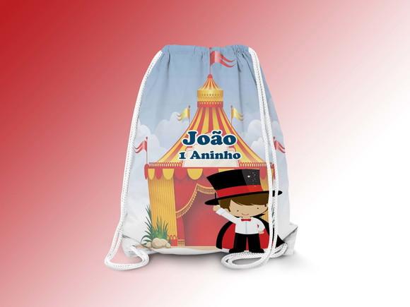 Mochilinha Personalizada Circo