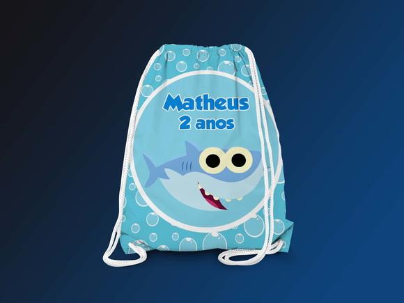 Mochilinha Personalizada Baby Shark