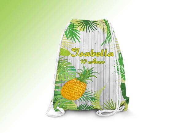 Mochilinha Personalizada Abacaxi
