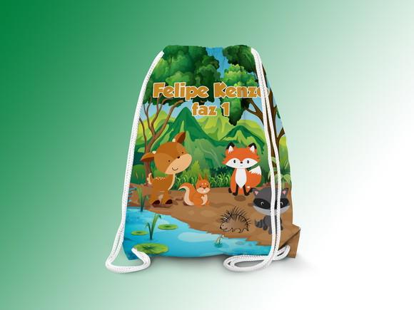 Mochilinha Personalizada Bosque Encantado