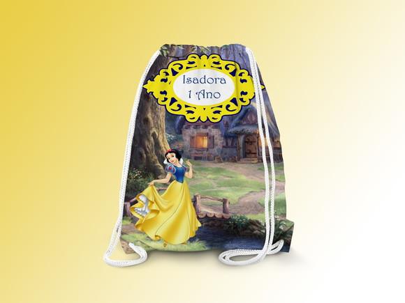 Mochilinha Personalizada Branca de Neve
