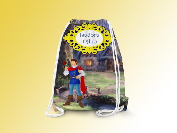 Mochilinha Personalizada Branca de Neve