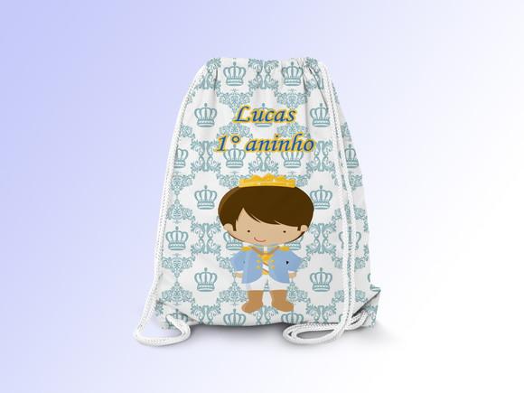Mochilinha Personalizada Principe