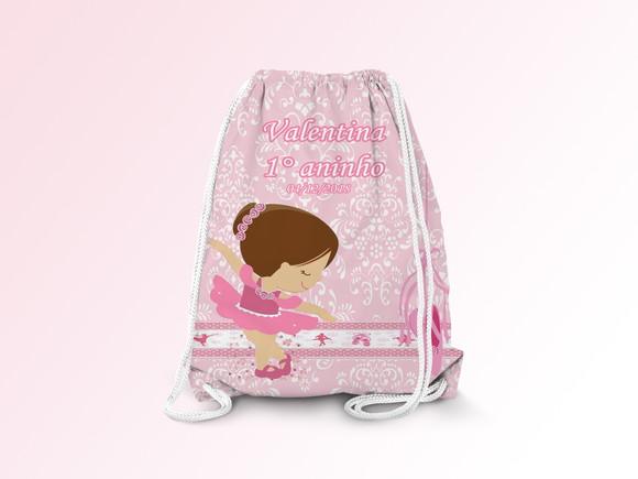 Mochilinha Personalizada Bailarina