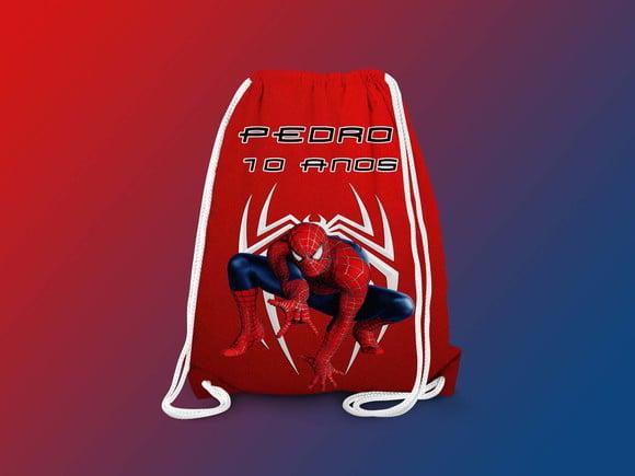 Mochilinha Personalizada Homem Aranha