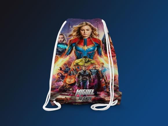 Mochilinha Personalizada Vingadores Ultimato
