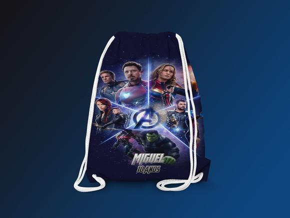 Mochilinha Personalizada Vingadores Ultimato