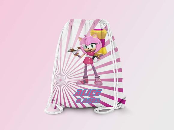 Mochilinha Personalizada Sonic